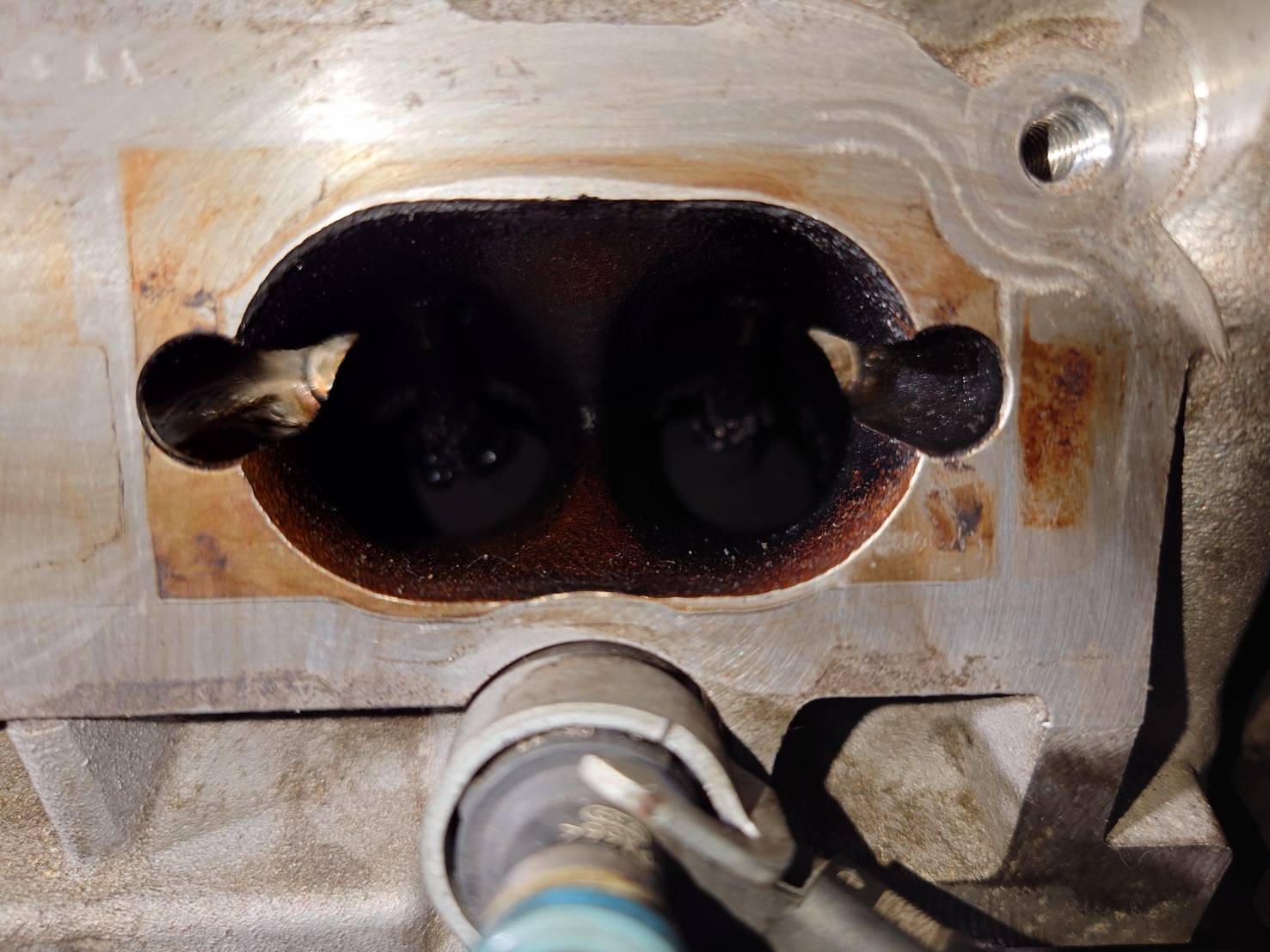 アウディQ3 カーボン堆積1